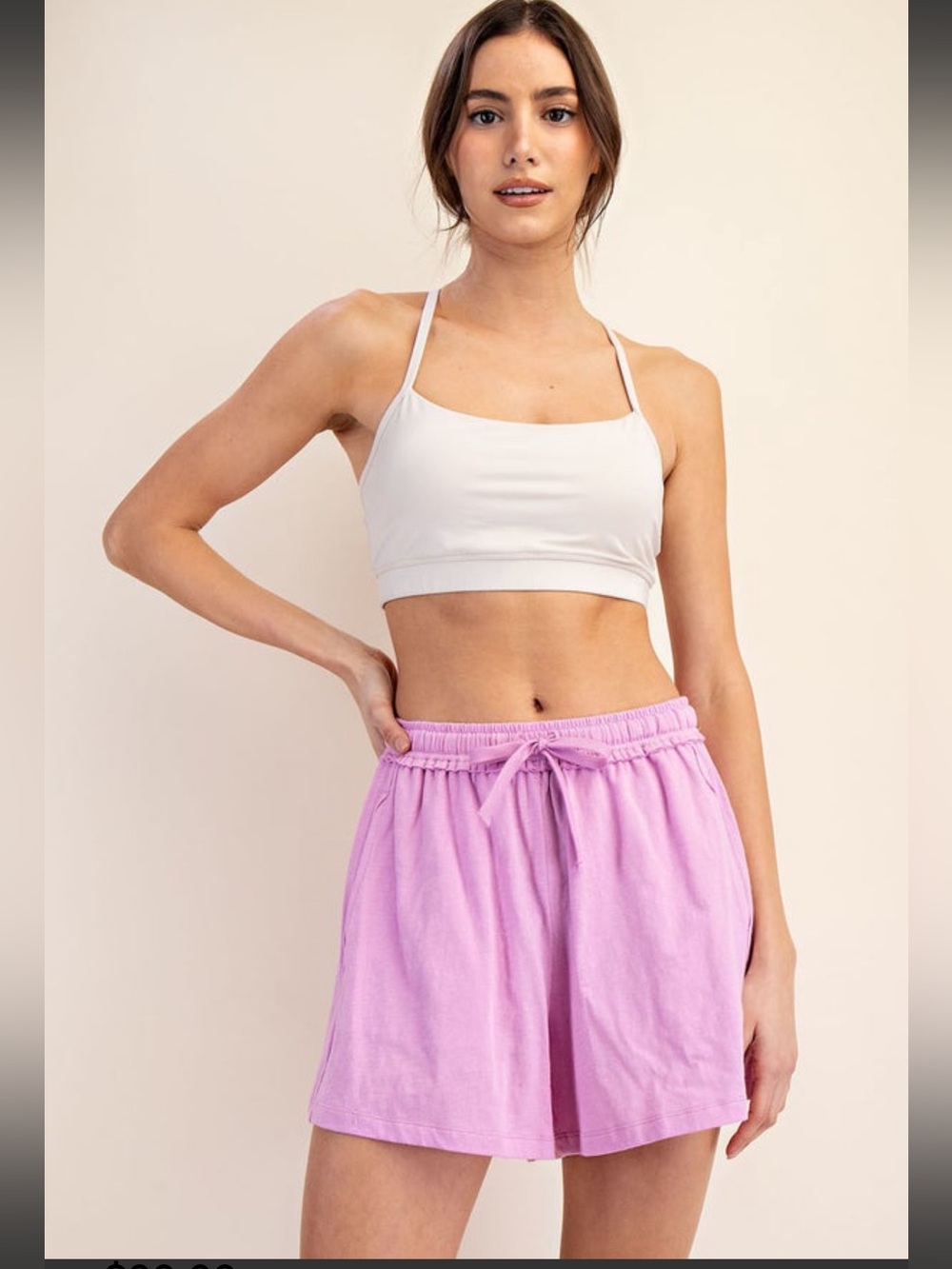 NWOT RAE MODE COTTON SLUB SHORTS